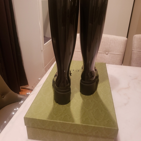 Gucci Black Rain/ Winter Boots - Picture 5 of 8